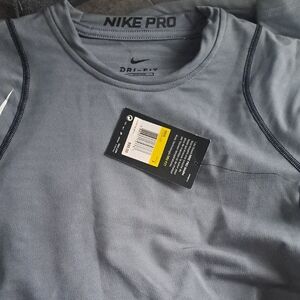 Nike Pro Men's Blue Tank Top